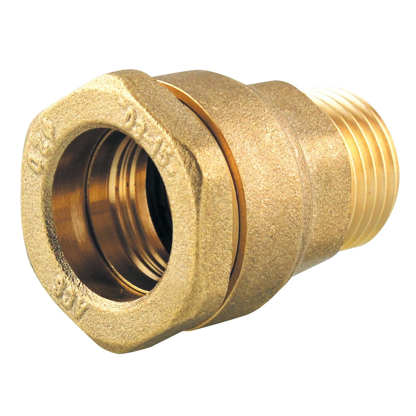 RACCORD LAITON DROIT MALE PE 20 M15/21