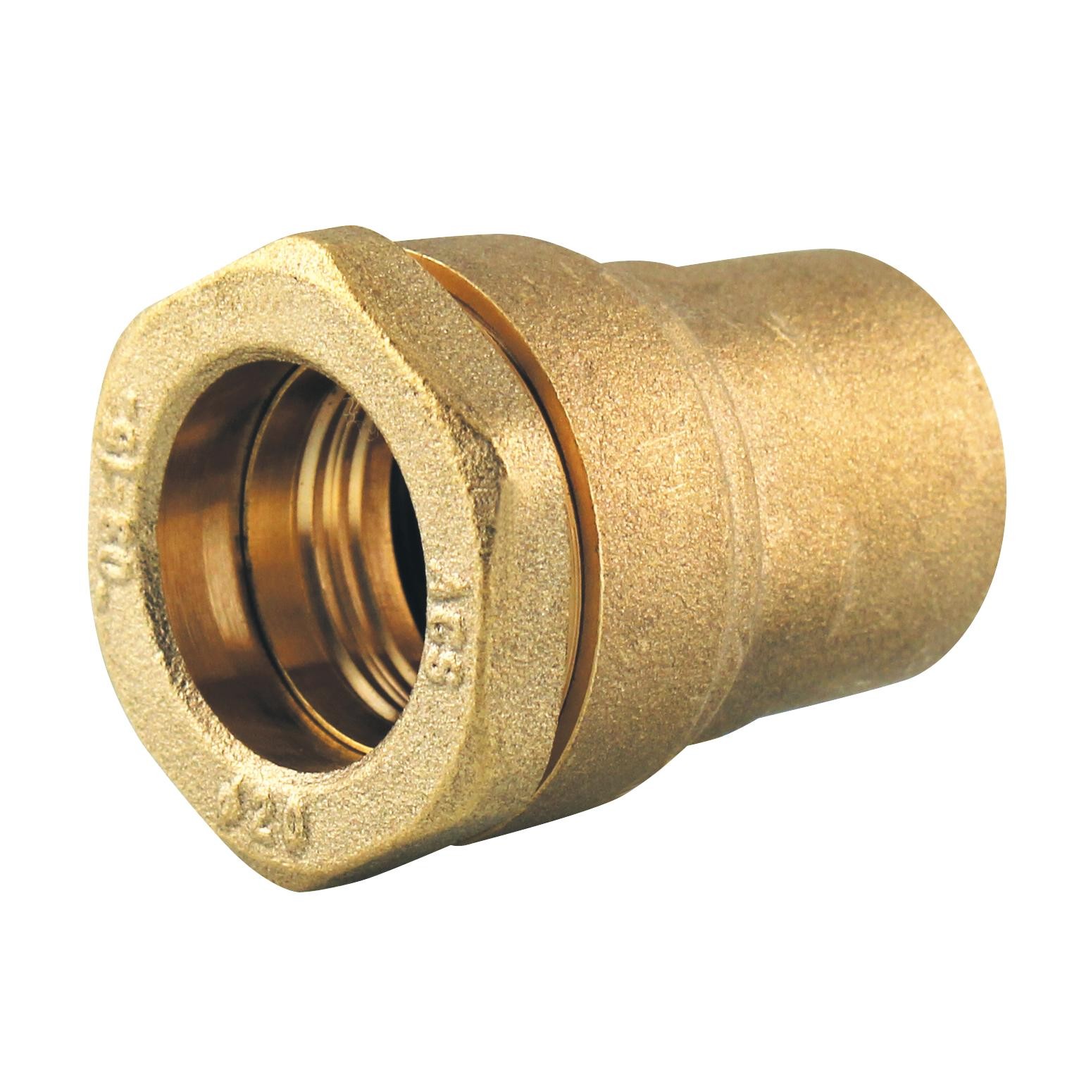 RACCORD LAITON DROIT FEMELLE PE 20 15/21