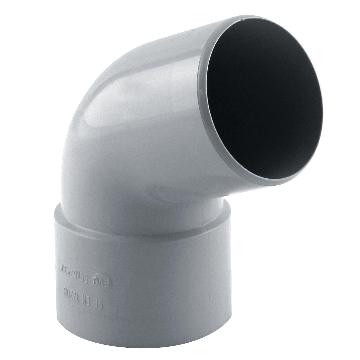 COUDE MxF 67°30 D50 3.2MM GRIS GOUTTIERE