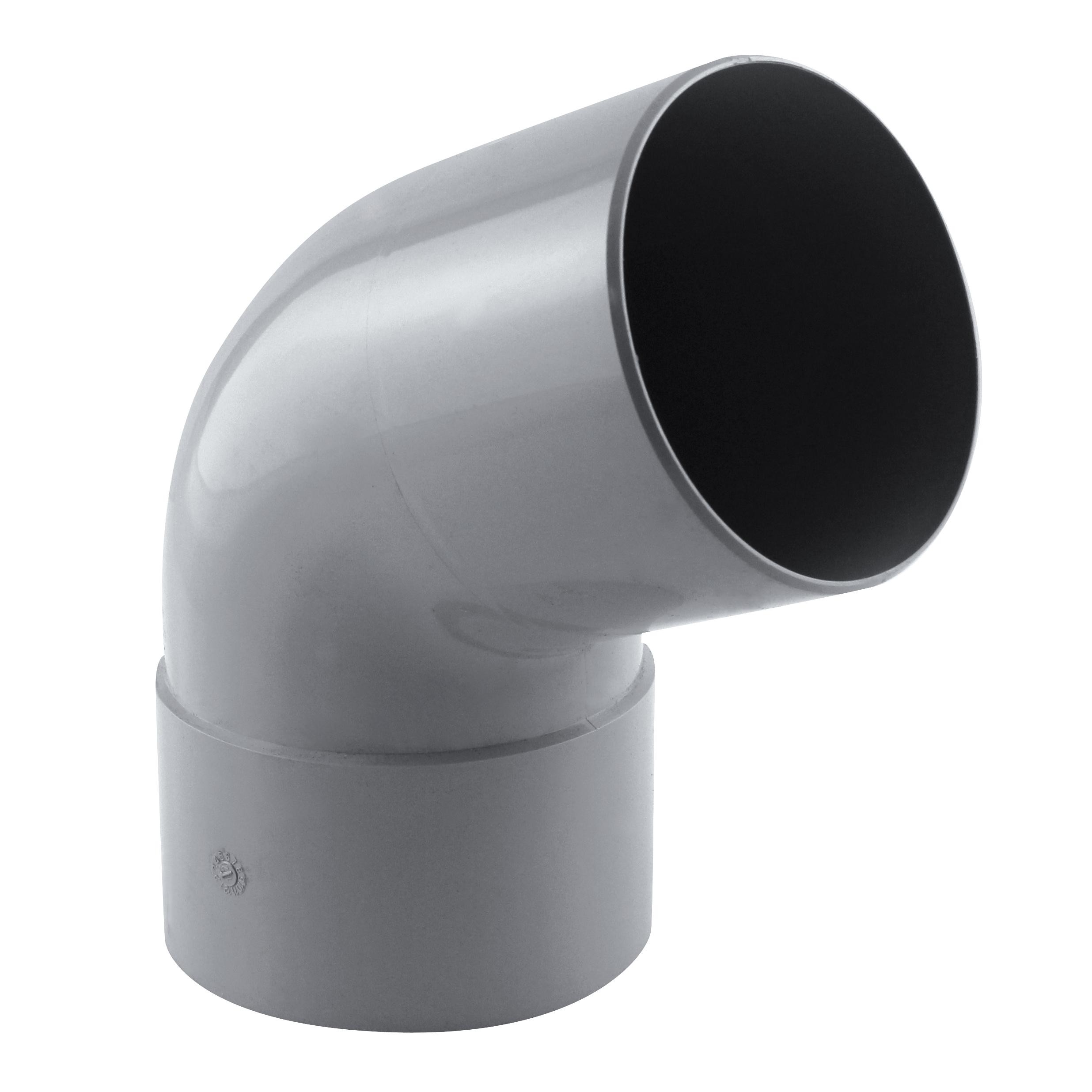 COUDE MxF 67°30 D100 3.2MM GRIS GOUTTIER