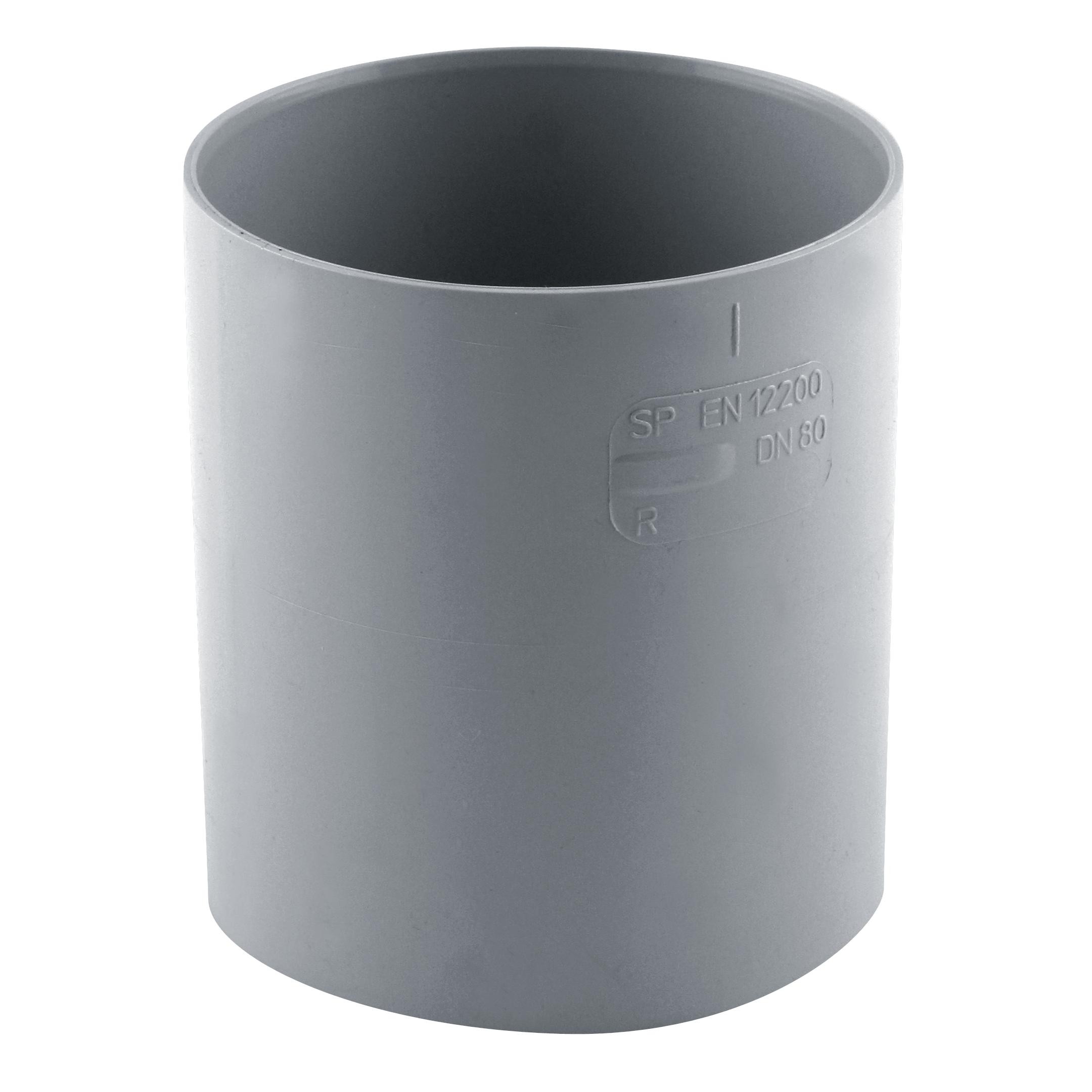 MANCHON FxF D.80 GRIS GOUTTIERE