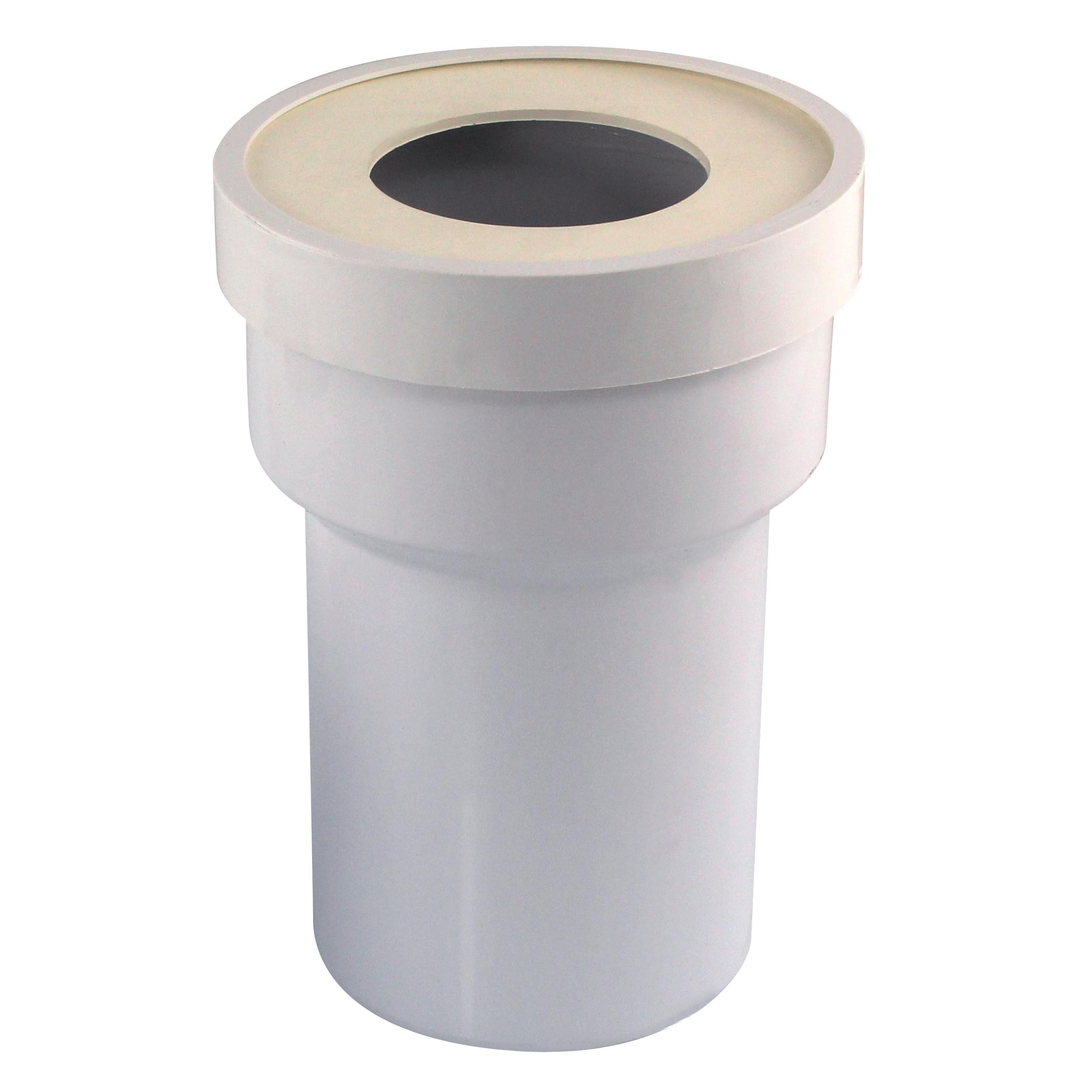 PIPE WC SORTIE DROITE MALE D100 PVC
