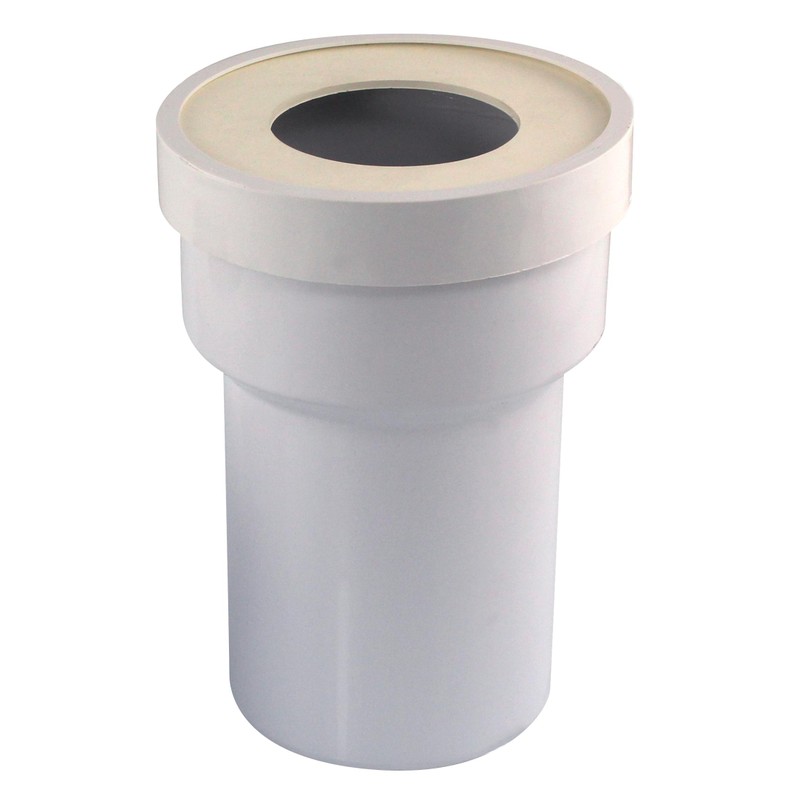 Pipe WC PVC Ø100 courte droite mâle