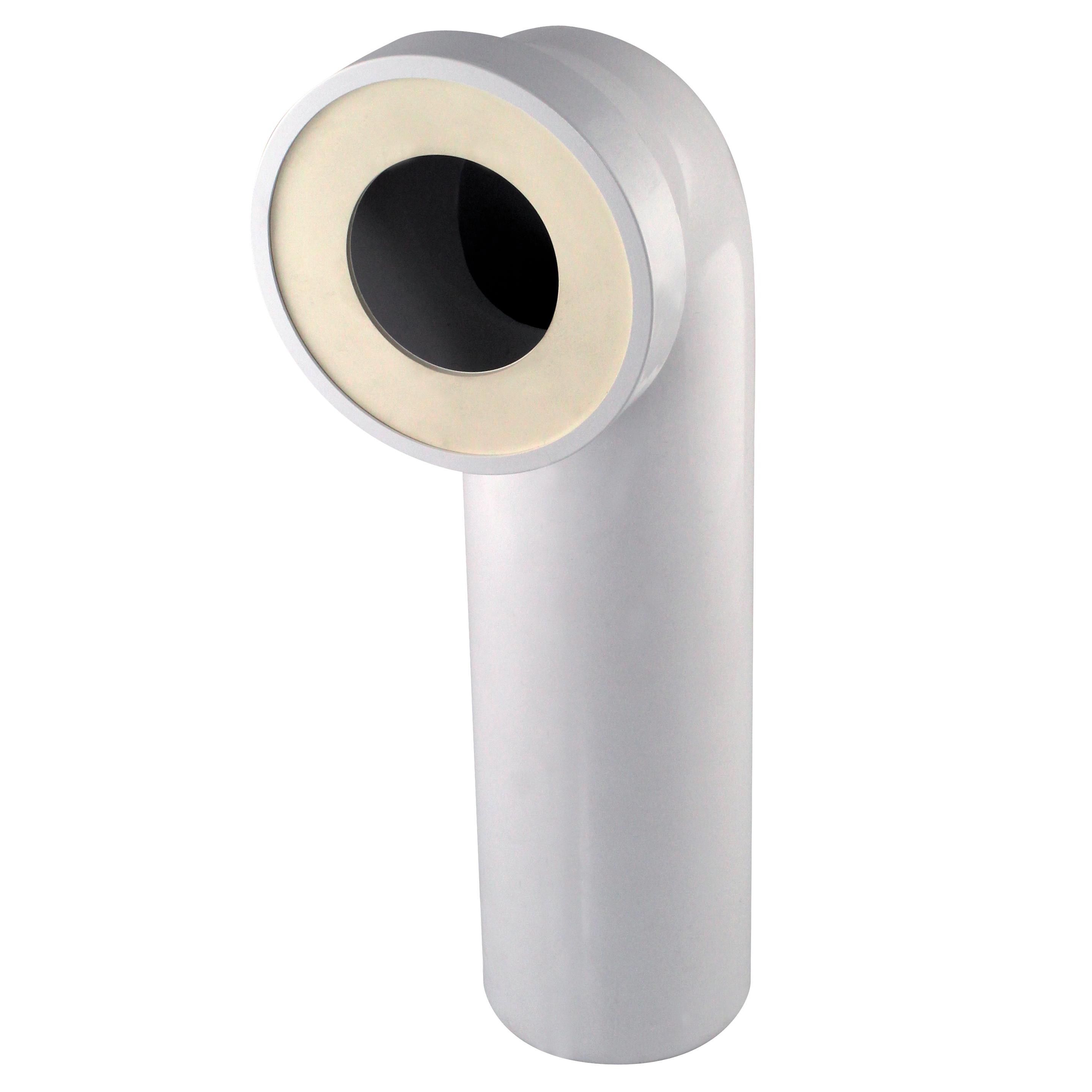 PIPE COUDEE 90° MxF D100mm Lg.40cm PVC