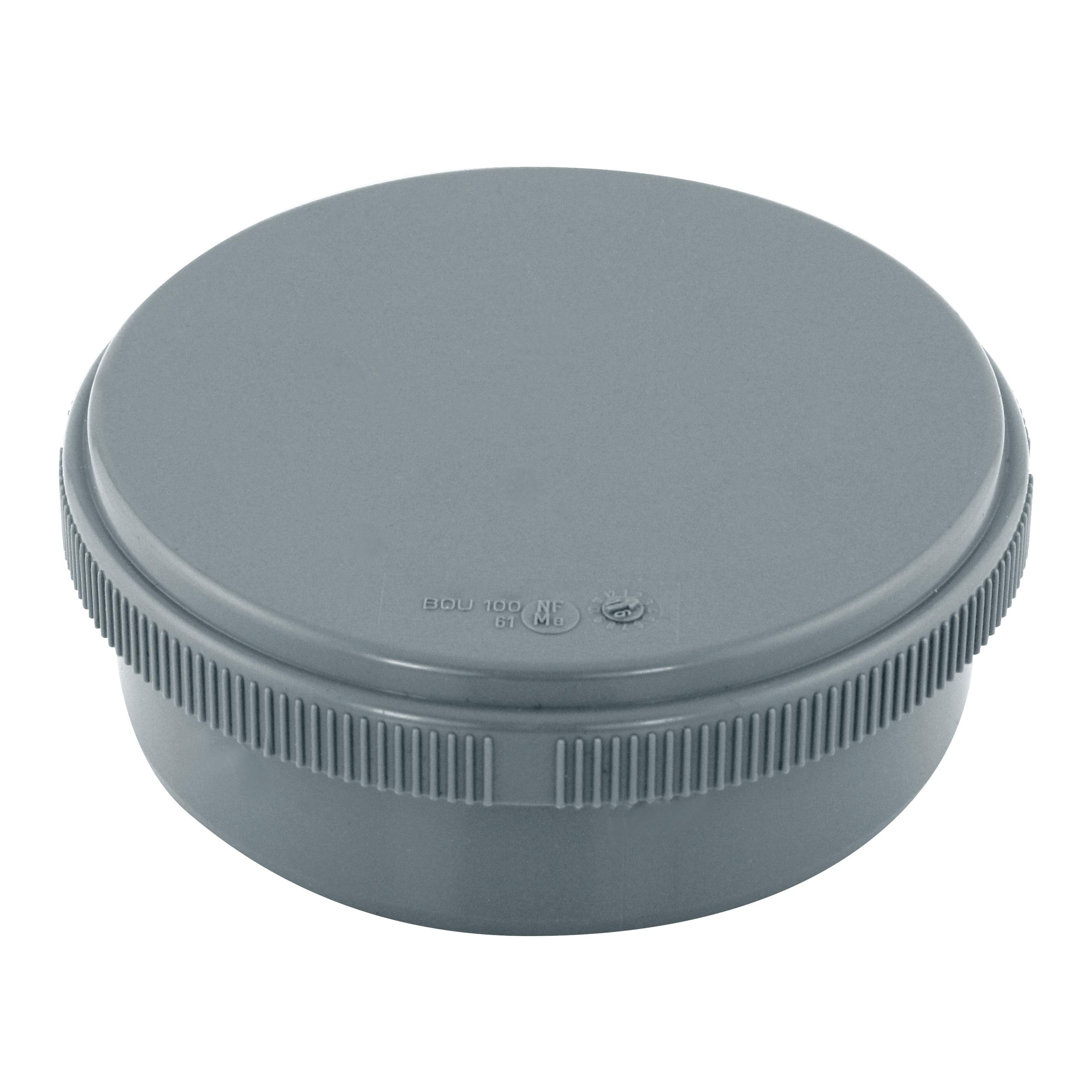 TAMPON DE VISITE D.100MM PVC