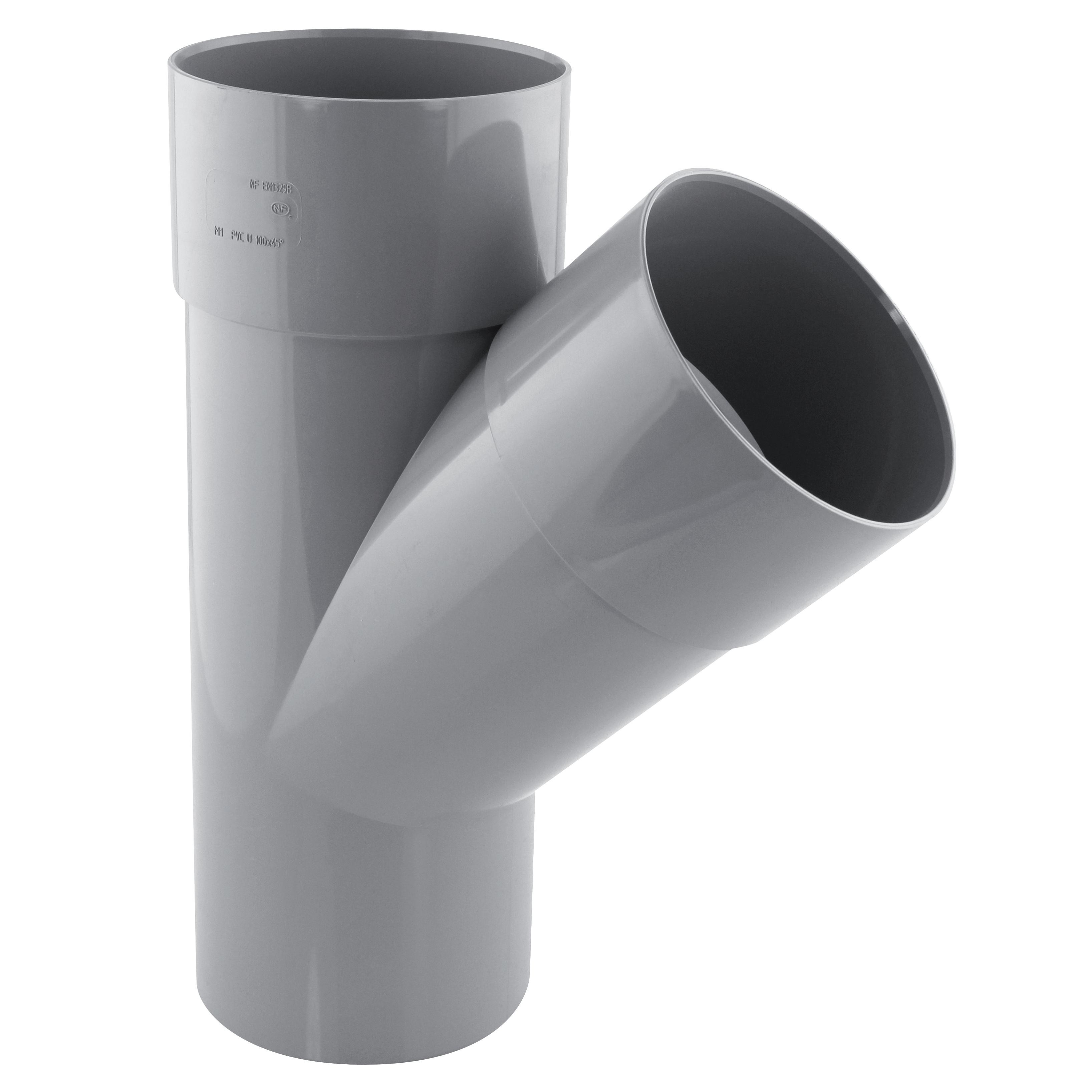 CULOTTE MxF A 45° D.100 mm PVC