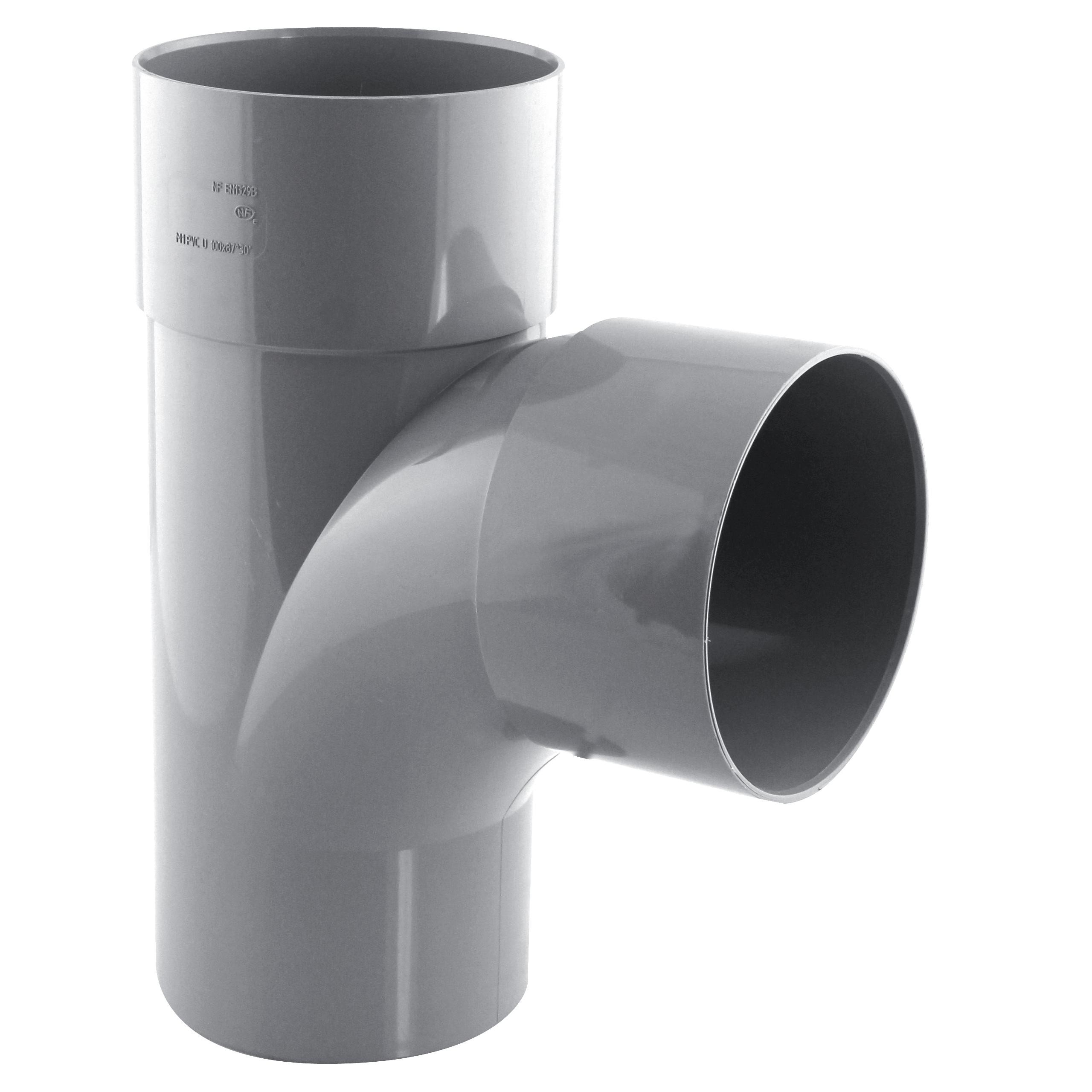 TE MxF 87°30 D.100 mm PVC