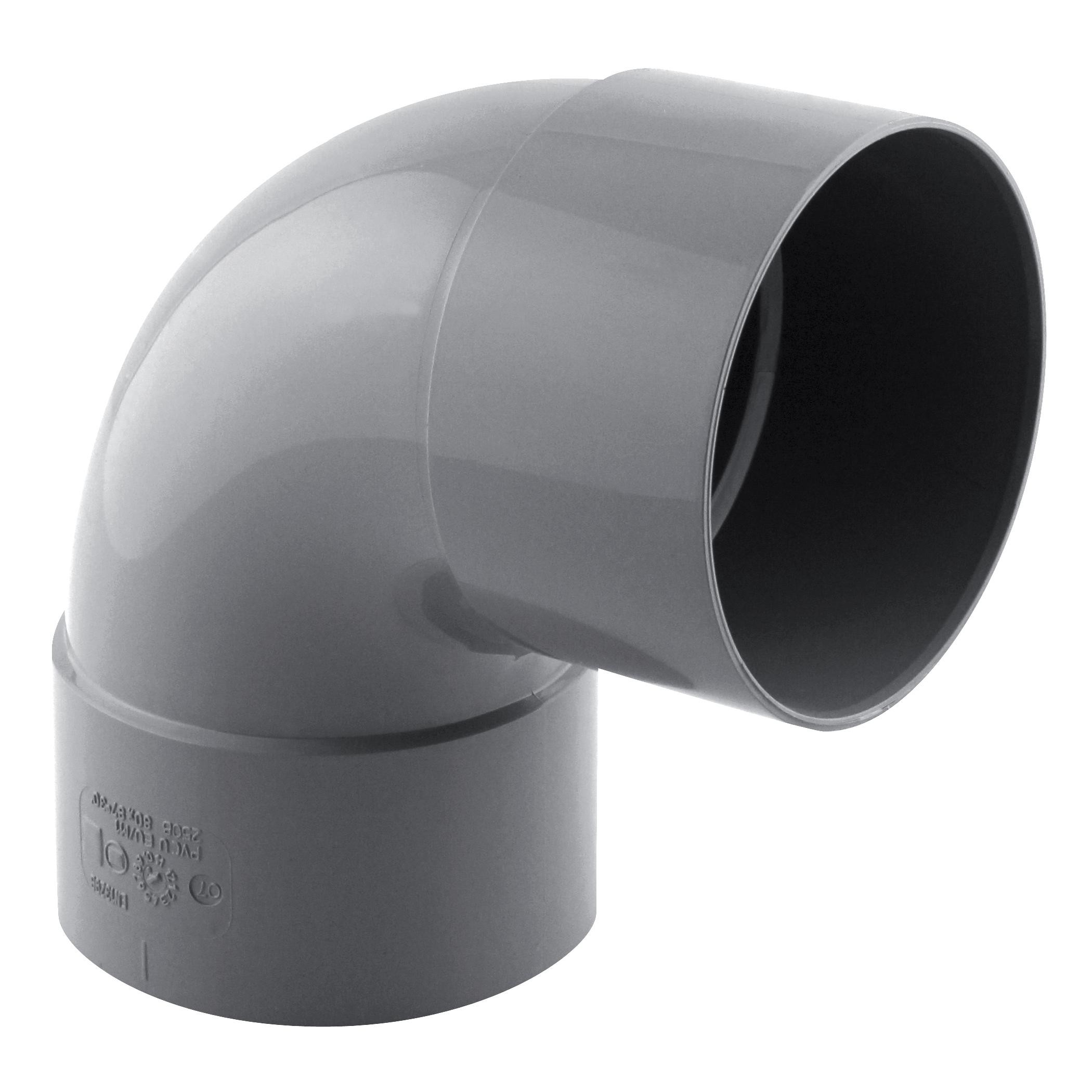 COUDE FxF A 87°30 D.80 mm PVC