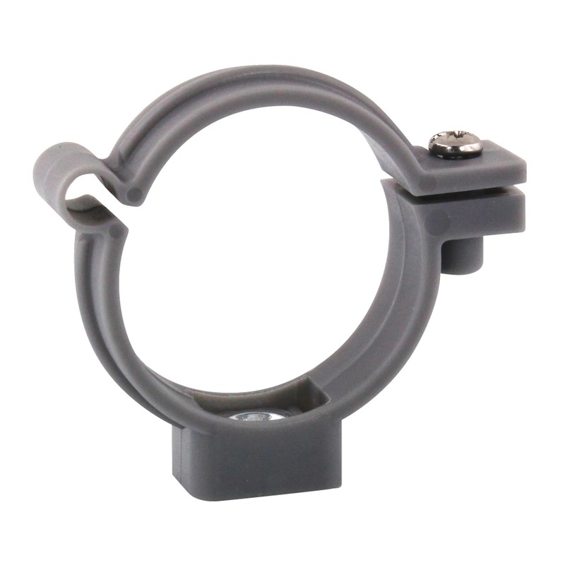 Sachet de 5 colliers de fixation charnière pour tube PVC évacuation Ø40