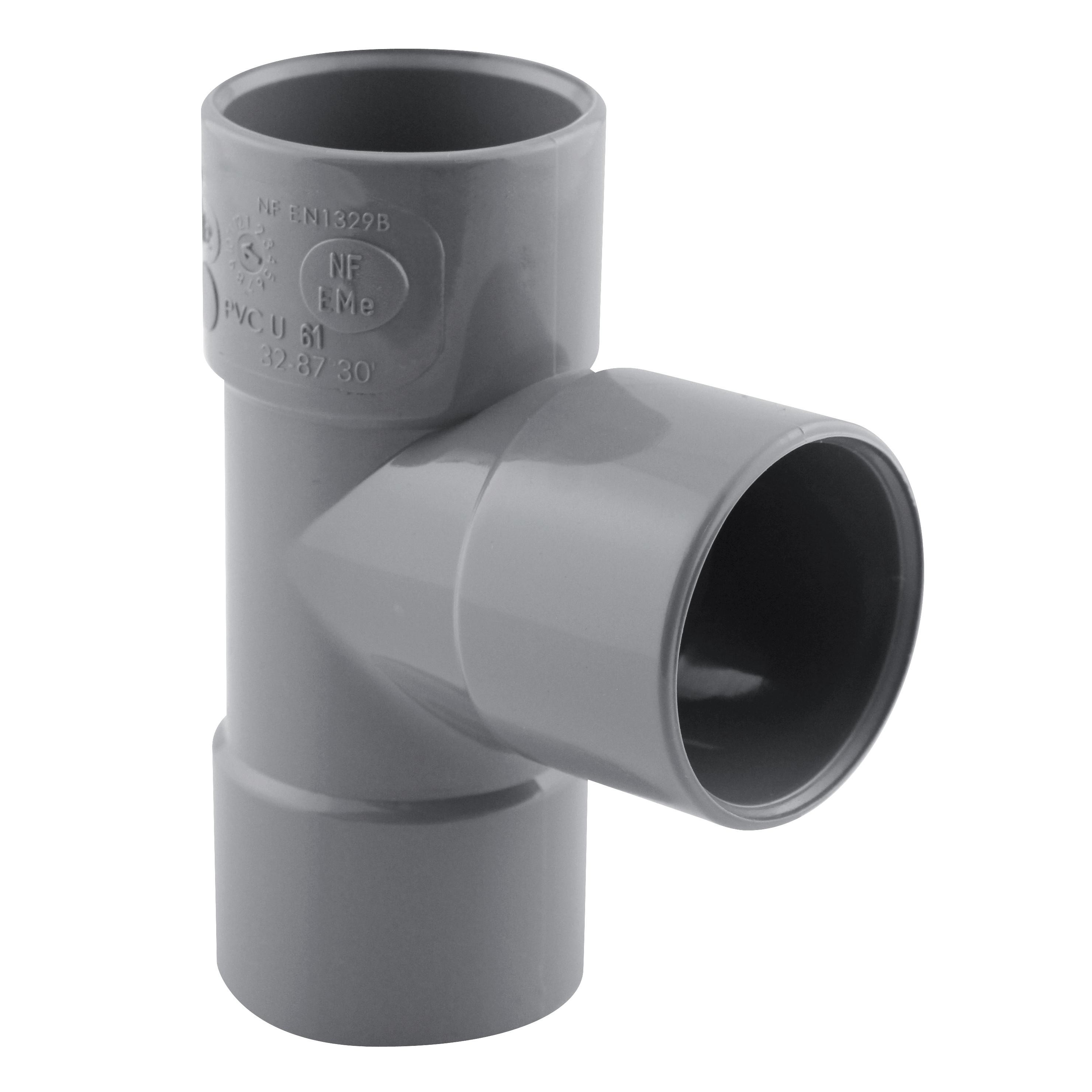 TE FxF 87°30 D.32 mm PVC