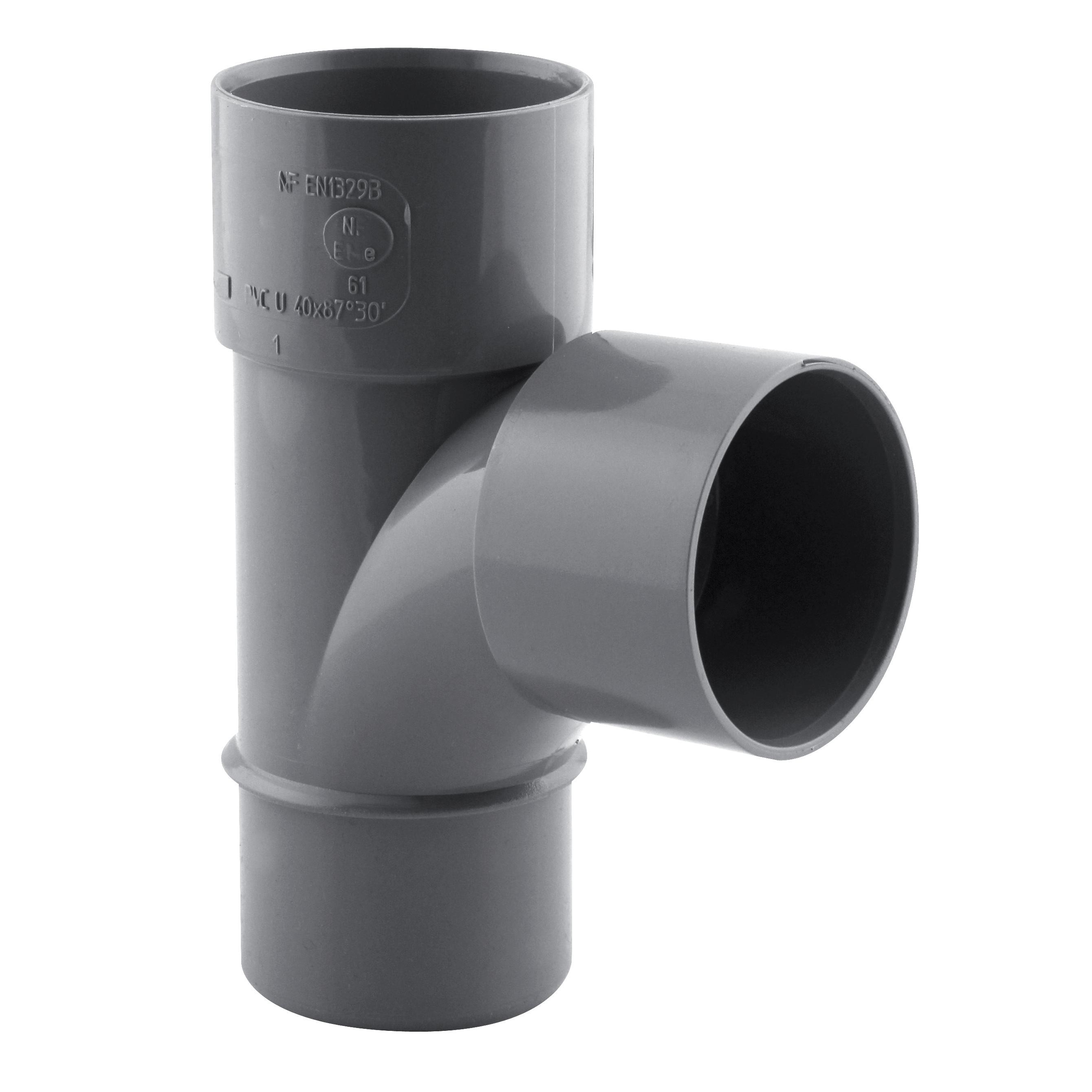 TE MxF 87°30 D.40 mm PVC