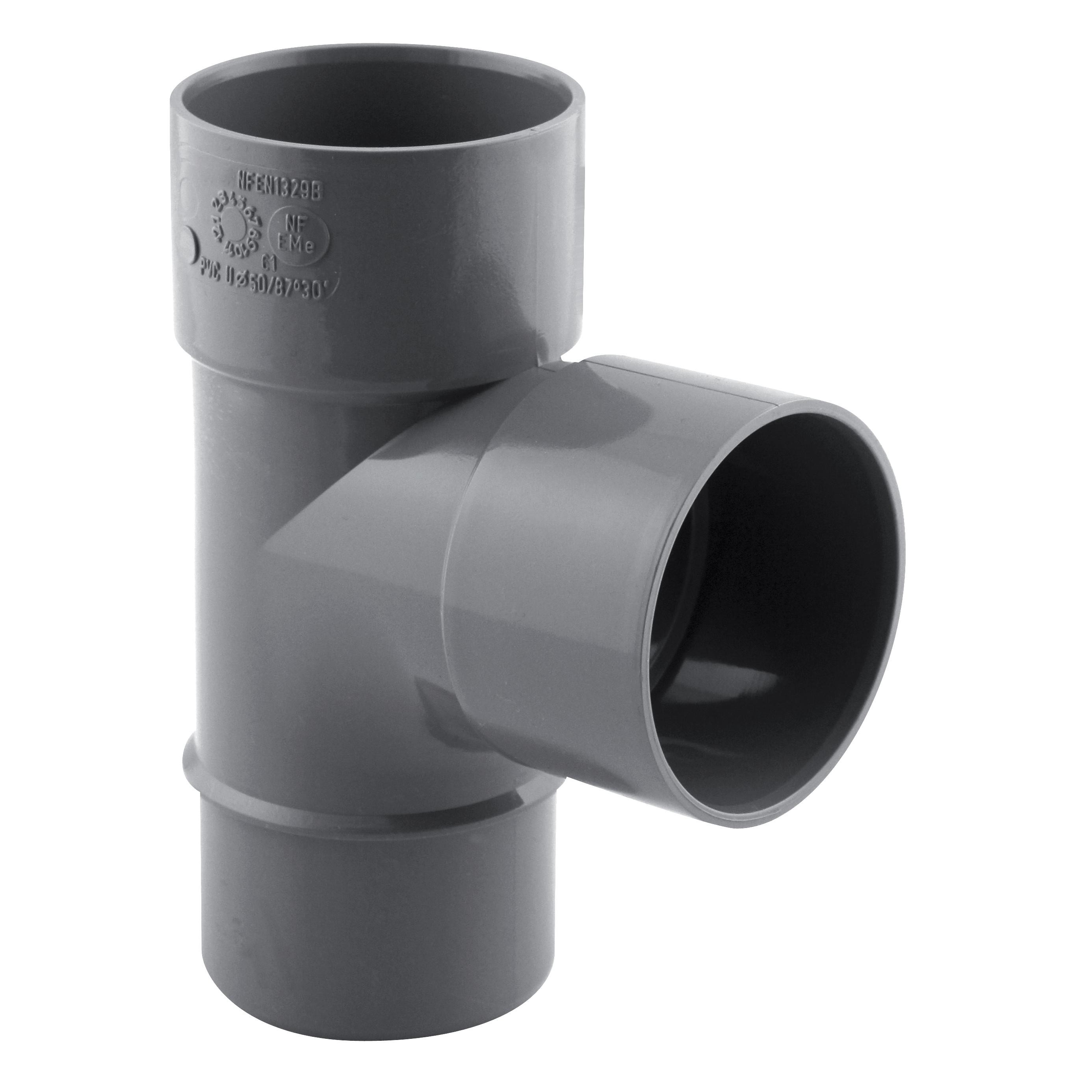 TE MxF 87°30 D.50 mm PVC