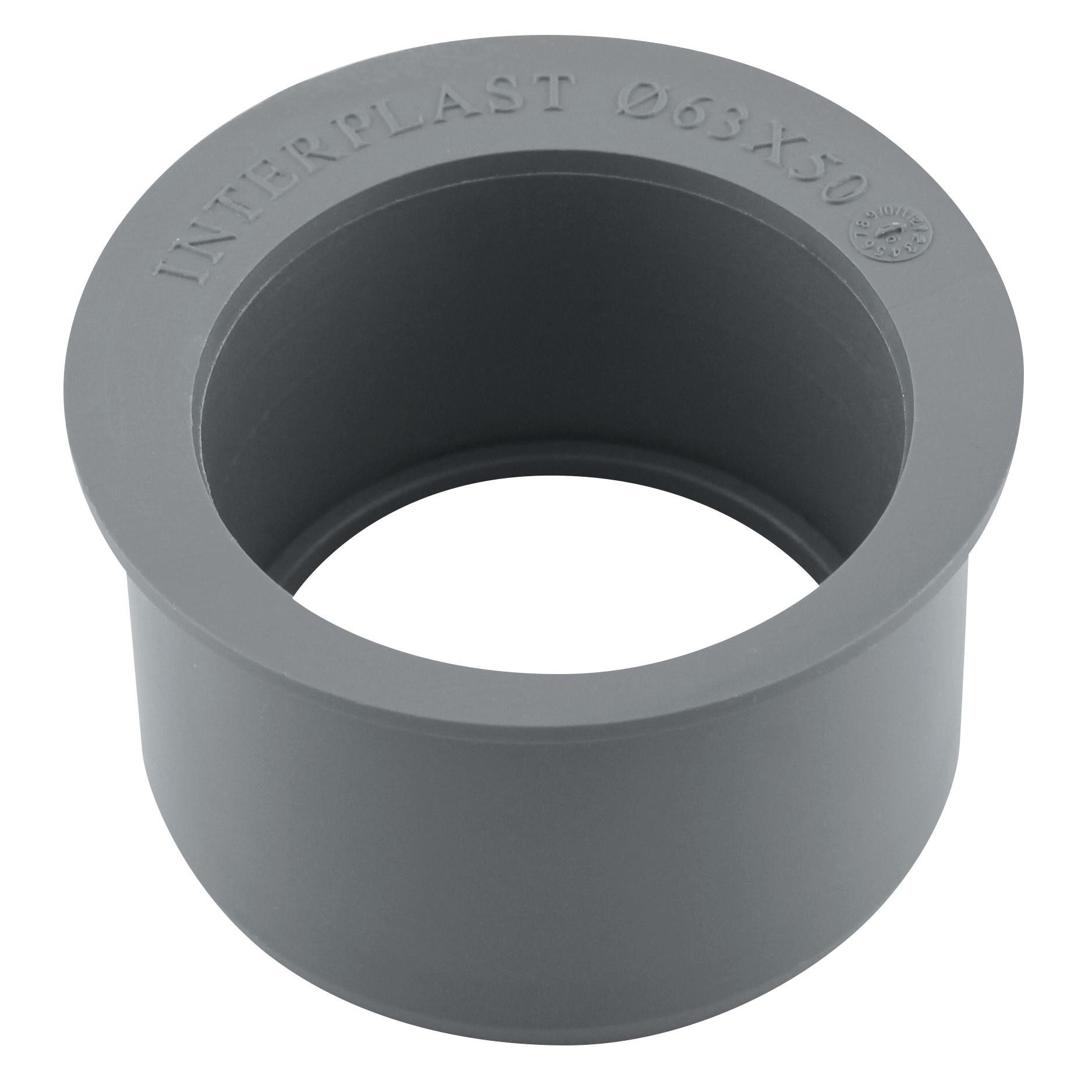 TAMPON DE REDUCTION D63/50MM PVC