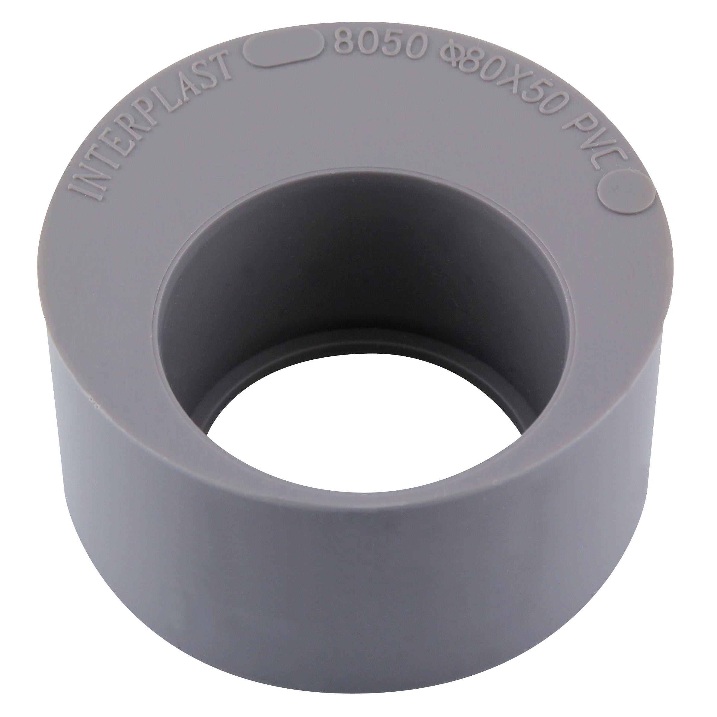 TAMPON DE REDUCTION D80/50 MM PVC