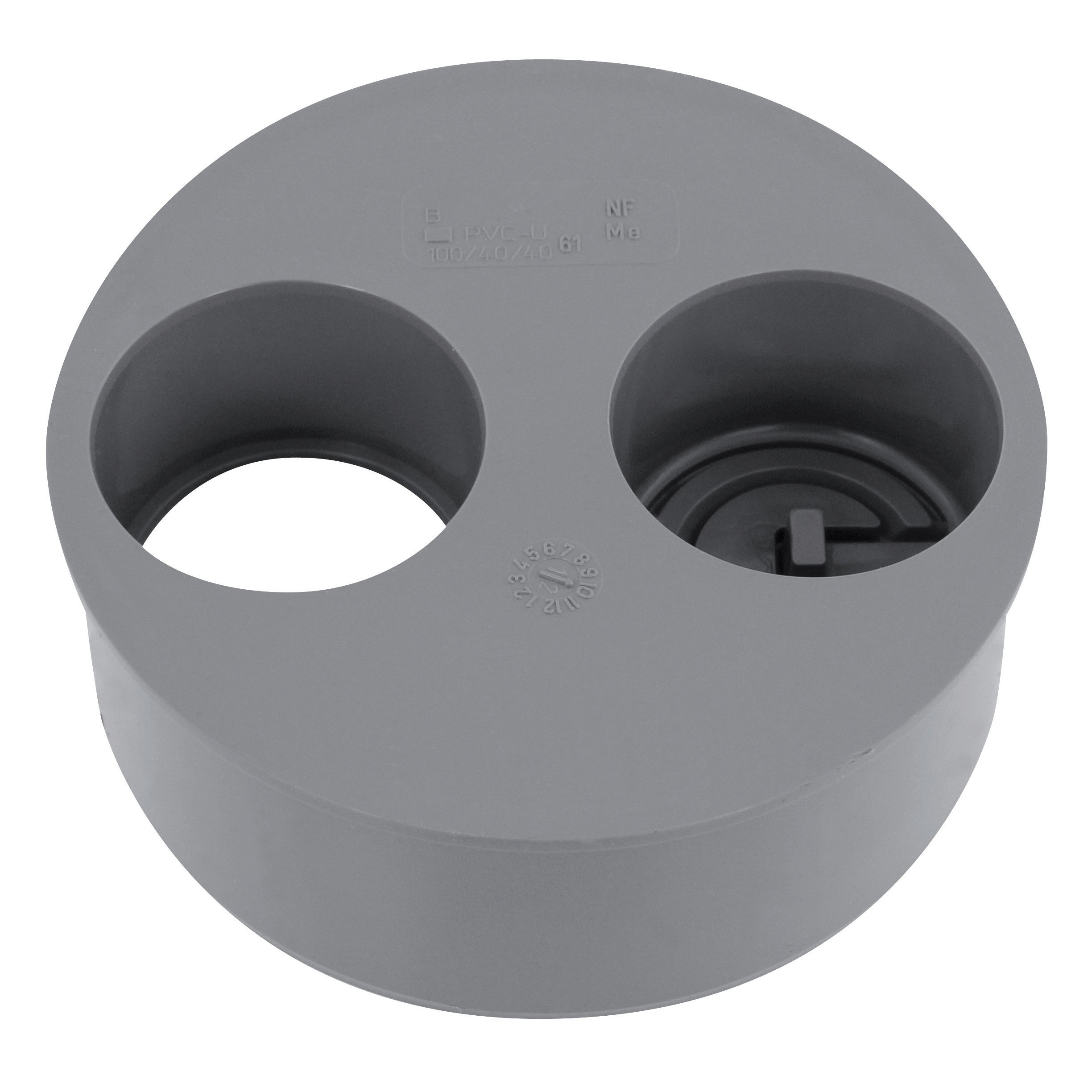 TAMPON DE REDUCTION MALE D.90/40/40 PVC