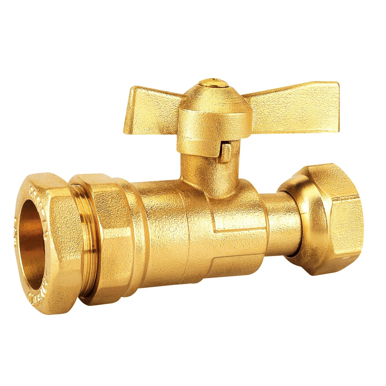 Robinet compteur PE 25 écrou 20/27